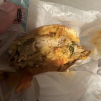 Chicken burger - just okay   at Bubbie's - Plant Burgers at Plant Food Lab in Washington