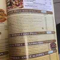 Menu 7 at Healthy Garden and Gourmet Pizza in Voorhees