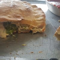 Veggie prima calzone with daiya at Healthy Garden and Gourmet Pizza in Voorhees