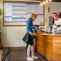 interior counter for placing order at Life Bowls in Madison