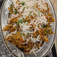 🍛🇮🇳Veg Biryani (950¥ | 6.1$) - Indian Rice | VEGAN option || choosing Japanese rice will reduce price by 150¥ at Newdelhi Indian in Kyoto