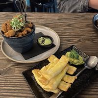 Cauliflower nuggets and Tequeños - prettyyy prettyyy pretty good at Mongrel in Milton