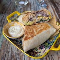 Vegan burrito - April 2026 at Los Fridays in Daylesford