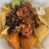 vegan nachos at Los Fridays in Daylesford
