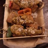 Satay tofu skewers at Soy Ahoy in Bristol