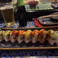 Rainbow sushi   at Harney Oceanside in Oceanside