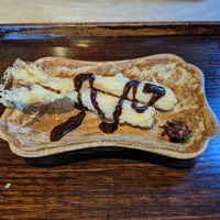 baby corn tempura with ramp soy sauce at Kajitsu in New York City