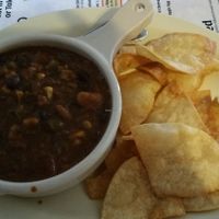 Veggie Chili at Cyber Cafe West in Binghamton