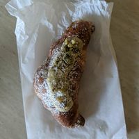 Pistachio croissant at Canela in Calgary