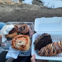 The great food my friend and I had! at Canela in Calgary