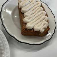 Gluten free ginger bread at Canela in Calgary