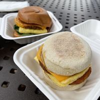 Same sandwiches different angle. at Spoiled Vegans Cafe in San Diego