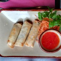Spring rolls at Koh Thai in Winchester