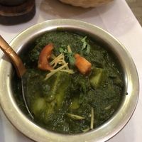 Spinach and potato dish   at Namaste in Pisa