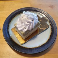 Matcha dessert at Rohe in Tallinn