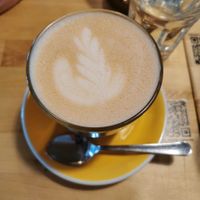 cafe latte (i choosed oat milk) at Rohe in Tallinn