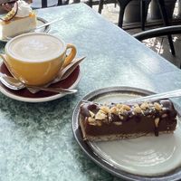 Snickers cake, cappuccino and passion fruit cake   at Rohe in Tallinn
