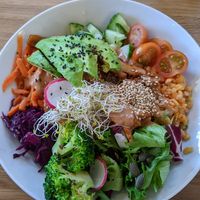 Teriyaki bowl at Rohe in Tallinn