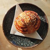 Pizza roll at Rohe in Tallinn