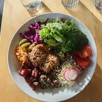 Tofu buckwheat bowl at Rohe in Tallinn