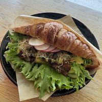 Tempeh croissant   at Rohe in Tallinn
