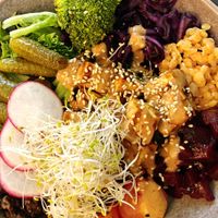 Tofu bowl at Rohe in Tallinn