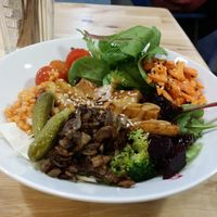 Yummy tofu bowl at Rohe in Tallinn