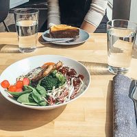 Bowl of heaven & orange chocolate cake   at Rohe in Tallinn
