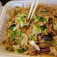 Chow mein. Delicious! at QQ Tea House in Honolulu