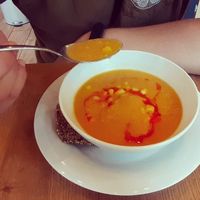 corn soup at Mihiderka - Dielta in Krakow