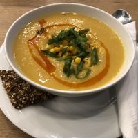 corn soup at Mihiderka - Dielta in Krakow