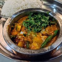 The vegan curry. at Teton Tiger in Jackson