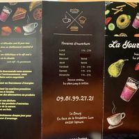 Anything written in green is Vegan, yellow vegetarian & red don’t eat!!! at La Gourmande in Ispoure