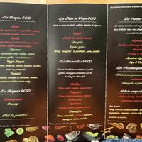 Current menu July 2019 at La Gourmande in Ispoure