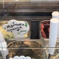 The creamiest vegan Limoncello that I’ve ever had ❤️ at Milkissimo Gelato in San Diego