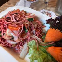 tandoori noodles  at Bar Barossa in Lueneburg