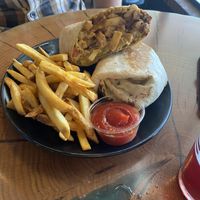 Cali burrito  at Rad.ish Street Food in Williamsburg