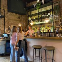 Full bar at Cremat 11 in Barcelona