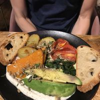 Vegan breakfast  at Cremat 11 in Barcelona