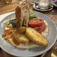 Vegan breakfast  at Cremat 11 in Barcelona