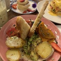 Vegan breakfast   at Cremat 11 in Barcelona