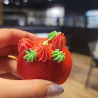 Honeydukes pink vanilla sponge at Warner Bros. Studio Tour in Watford