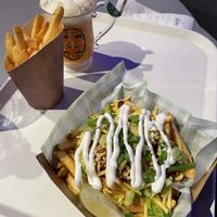  Fries and butter beer  at Warner Bros. Studio Tour in Watford