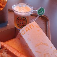 Clearly marked vegan when served at Warner Bros. Studio Tour in Watford