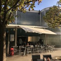 Outside entrance at Cafe del Parc in Girona