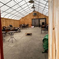 Event space at The Pink Bean in Somerset