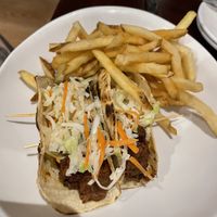 Jackfruit taco   at Three Dollar Deweys in Portland