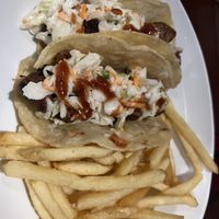BBQ jackfruit tacos!  at Three Dollar Deweys in Portland
