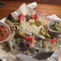 Vegan nachos  at Three Dollar Deweys in Portland