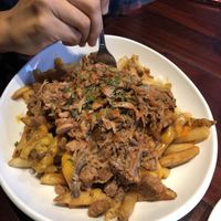Poutine + Beyond Meat  at Three Dollar Deweys in Portland